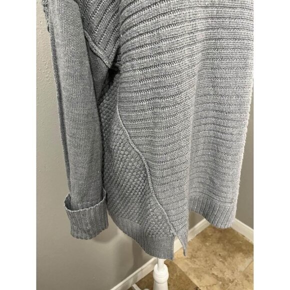 Dressbarn Mock Neck Knitted Gray Sweater Women Size 2X - Picture 4 of 9